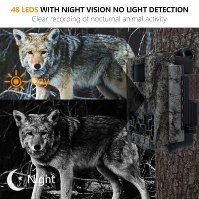 KW561 Wildlife Trail υπέρυθρη κάμερα Μίνι 30MP 0,25s Ταχύτητα 4K Ανάλυση βίντεο Αδιάβροχος αισθητήρας CMOS SD Μνήμη νυχτερινή όραση