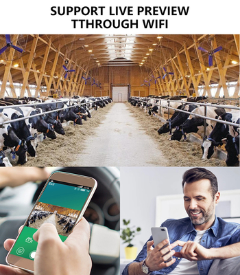KW866 WIFI Κυνηγετικό μονοπάτι Καμερα αδιάβροχη IP67 OEM/ODM 512GB Αποθήκευση κάρτα μνήμης SD 32MP 4K