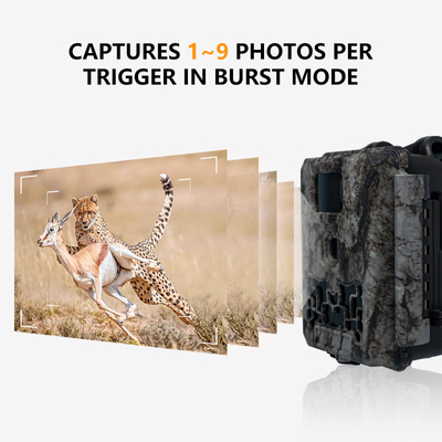 KW561 Trail Infra Cam Mini 30MP 0.25s Ταχύτητα 4K Ανάλυση Βίντεο Αδιάβροχος αισθητήρας CMOS SD Me