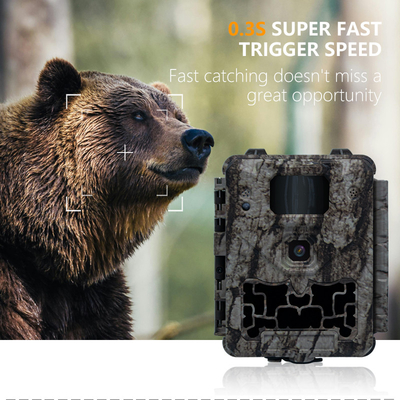 KW561 Trail Infra Cam Mini 30MP 0.25s Ταχύτητα 4K Ανάλυση Βίντεο Αδιάβροχος αισθητήρας CMOS SD Me