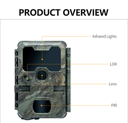 KW788 Trail Camera κυνηγετική κάμερα Αδιάβροχη 0.1s ενεργοποίηση 4K 32MP νυχτερινή όραση Αδιάβροχη υπέρυθρη κάμερα
