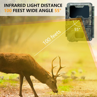 KW788 Trail Camera κυνηγετική κάμερα Αδιάβροχη 0.1s ενεργοποίηση 4K 32MP νυχτερινή όραση Αδιάβροχη υπέρυθρη κάμερα