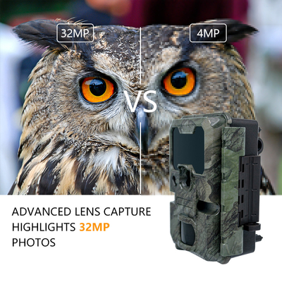 KW788 Trail Camera κυνηγετική κάμερα Αδιάβροχη 0.1s ενεργοποίηση 4K 32MP νυχτερινή όραση Αδιάβροχη υπέρυθρη κάμερα