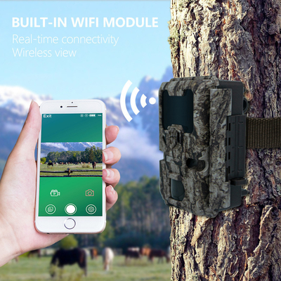 KW865 WIFI κρυφή κάμερα εξωτερική ασύρματη κάμερα κυνηγιού IP67 20MP έως 512GB κάμερα Trail