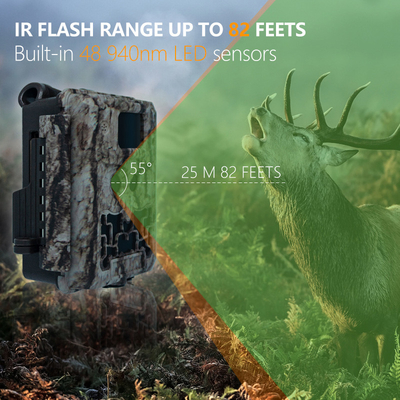 KW591 wildlife camera no-glow dual sensors 1080P waterproof IP67 0.4s trigger speed up to 512GB storage Hunting Camera Η κάμερα κυνηγιού είναι ένα από τα πιο πρόσφατα κινητά συστήματα προστασίας ζώων.