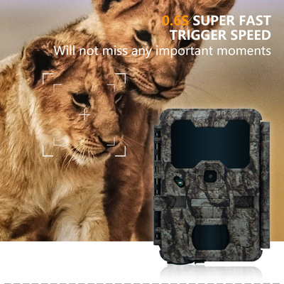 KW865 WIFI Κρυφή κάμερα αδιάβροχη IP67 20MP 0.6s ταχύτητα ενεργοποίησης έως 512GB αποθήκευση νυχτερινή οπτική κάμερα