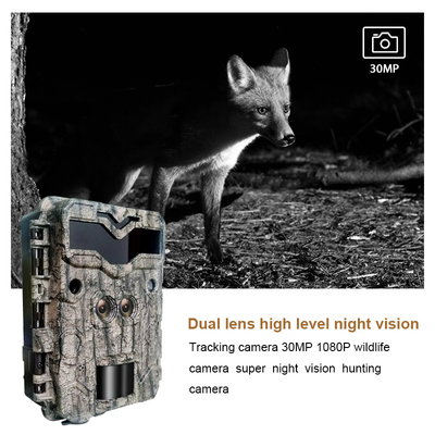 Διπλός φακός KW698A1080P 30MP αδιάβροχος IP67 έως 512GB νυχτερινή όραση 0,25s ταχύτητα ενεργοποίησης για κυνήγι ελαφιών