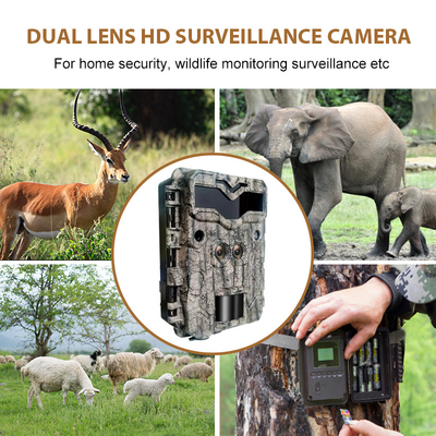 Διπλός φακός KW698A1080P 30MP αδιάβροχος IP67 έως 512GB νυχτερινή όραση 0,25s ταχύτητα ενεργοποίησης για κυνήγι ελαφιών