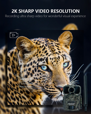 4G κινητήρα Trail Camera γρήγορη σκανδάλη 1-9 καταγράφει 32MP APP έλεγχο ηλιακό πάνελ κυνήγι αξεσουάρ
