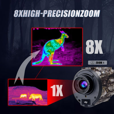 Θερμική απεικονιστική μονοφθαλμική συσκευή υψηλών επιδόσεων με τεχνητή νοημοσύνη Super Resolution και διάρκεια μπαταρίας 10 ωρών για υπαίθριες δραστηριότητες και επιτήρηση