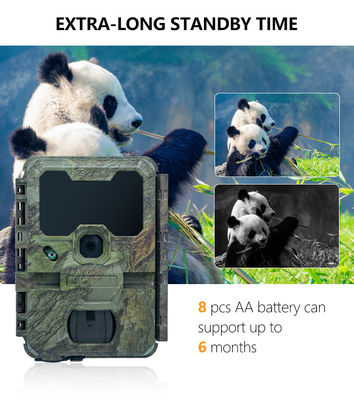 Κάμερα Κυνηγιού 32MP Camouflage IP66 Αδιάβροχη Νυχτερινής Όρασης με 4K Βίντεο και Χωρητικότητα Κάρτας Μνήμης 512GB