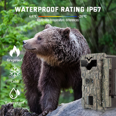 32MP διπλό παιχνίδι καμερών 4K κυνηγιού φακών HD καμία κάμερα άγριας φύσης πυράκτωσης