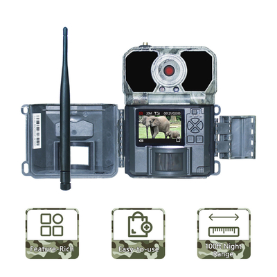 4G αθλητική δράση Camcorder SMTP 25m IR MMS GPRS ιχνών με την κυψελοειδή κάρτα Sim