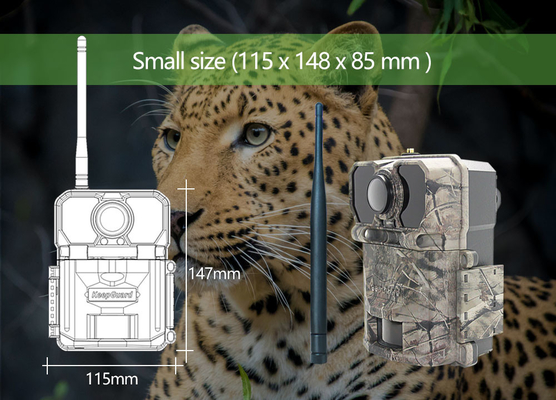 Υπαίθρια κάμερα κυνηγιού κάλυψης 30MP 4G 1080P καμερών CMOS ιχνών άγριας φύσης GSM MMS