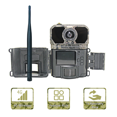 Εικονική οθόνη LCD 4G Trail Camera Προγραμματιζόμενη 940nm NO GLOW ICCID FTP SMTP MMS APP