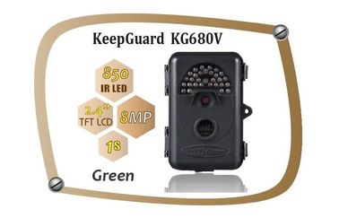 Αδιάβροχη κάμερα KeepGuard 680NV κινήσεων άγριας φύσης καμερών IP54 8MP δοκιμαστική