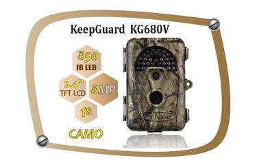 Αδιάβροχη κάμερα KeepGuard 680NV κινήσεων άγριας φύσης καμερών IP54 8MP δοκιμαστική