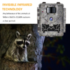 940nm κάμερα κυνηγιού ιχνών άγριας φύσης καμία ώθηση πυράκτωσης 30MP 1080P HD 0.3s