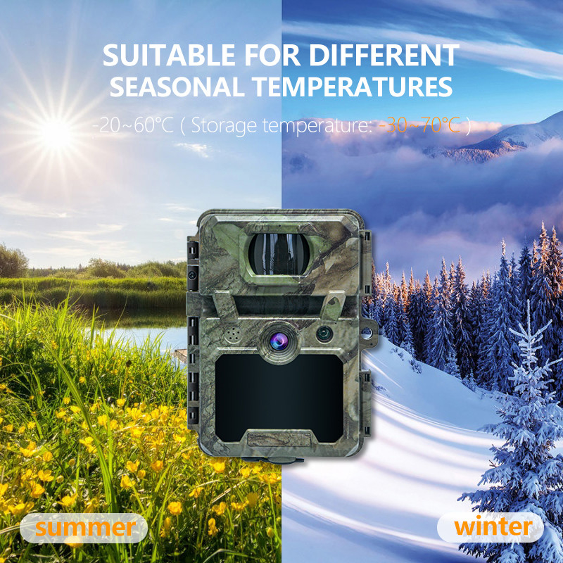KW571 Εταιρεία OEM ODM Mini Wildlife Scouting Timelapse Trail Camera IP67 Χωρίς λάμψη CMOS αισθητήρας και μνήμη SD νυχτερινή όραση