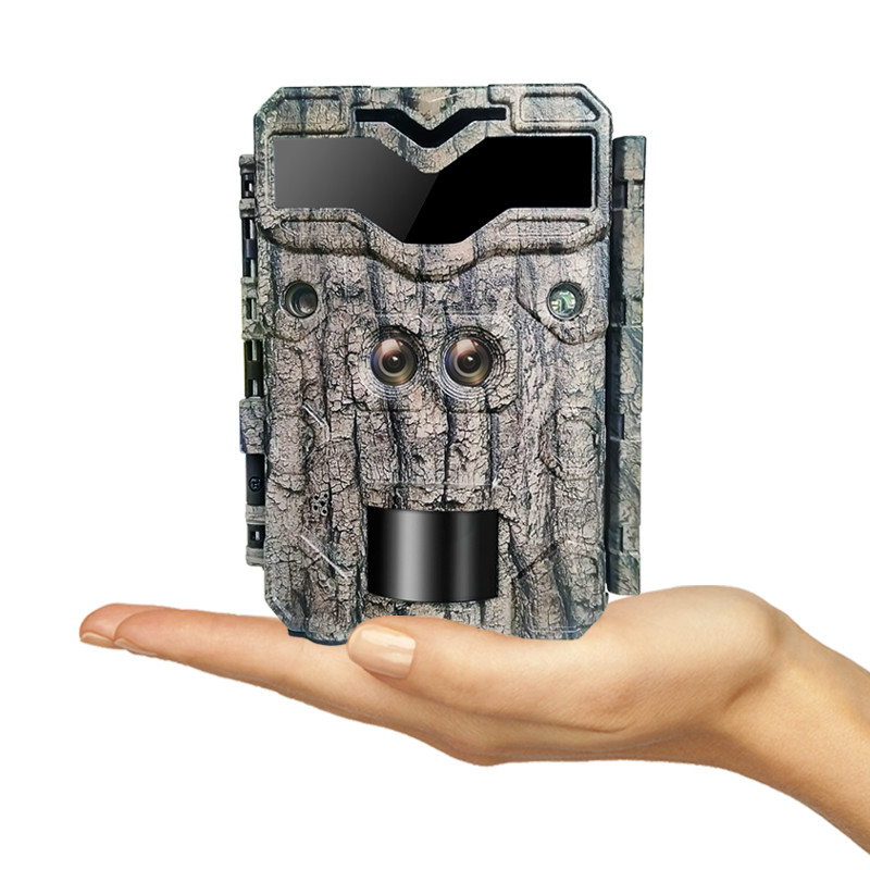 Διπλός φακός KW698A1080P 30MP αδιάβροχος IP67 έως 512GB νυχτερινή όραση 0,25s ταχύτητα ενεργοποίησης για κυνήγι ελαφιών